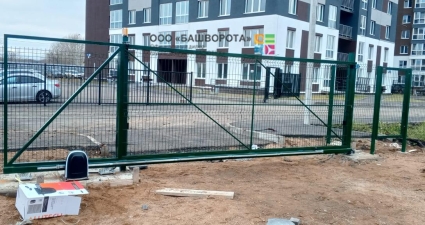 Ворота откатные сварные