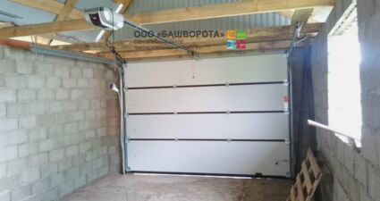 Гаражные секционные ворота Алютех серия Trend
