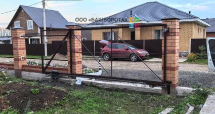 Ворота откатные сварные