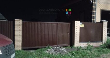 Гаражные секционные ворота Тренд