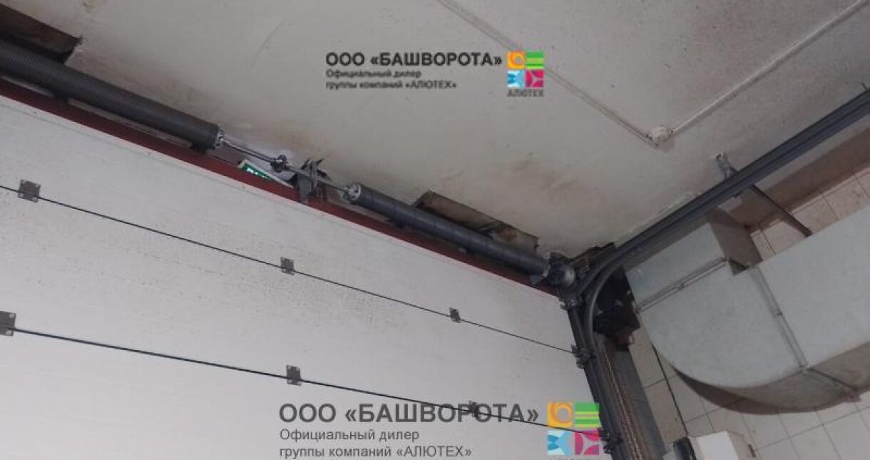 Промышленные ворота Алютех для ООО "Элеватор"