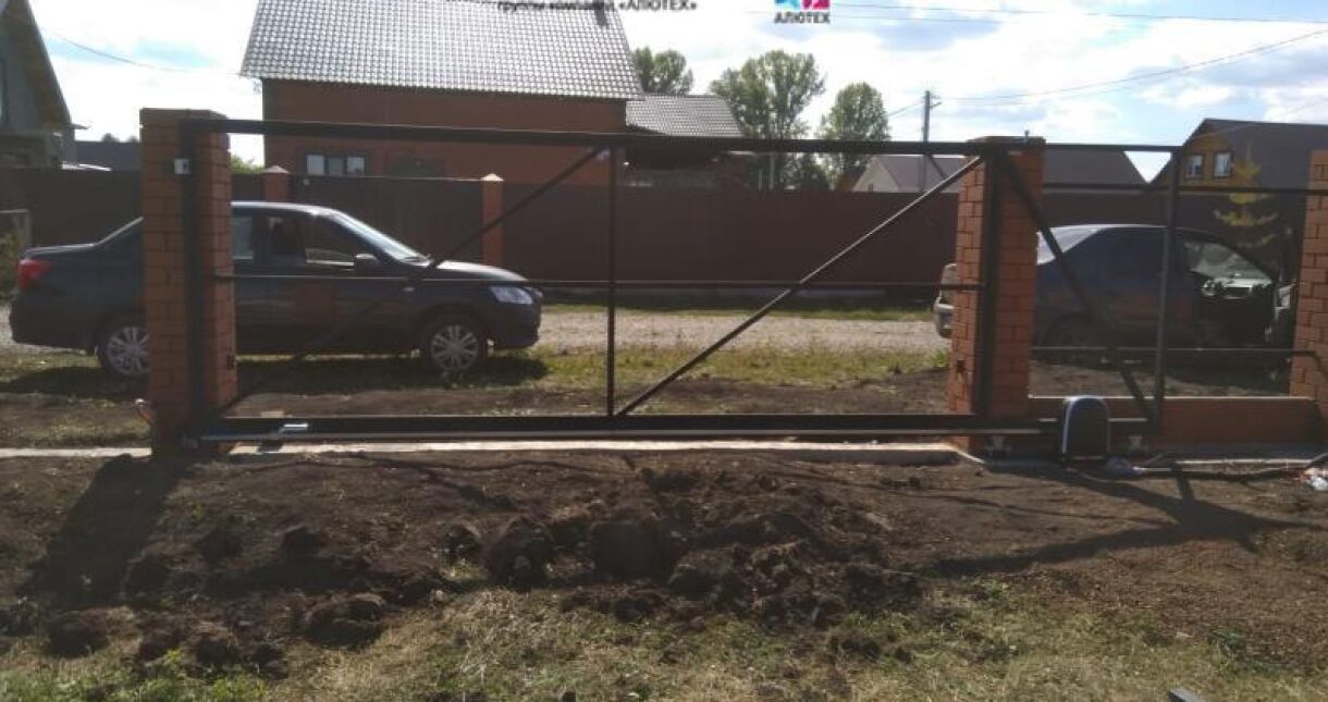 Каркас откатных ворот 