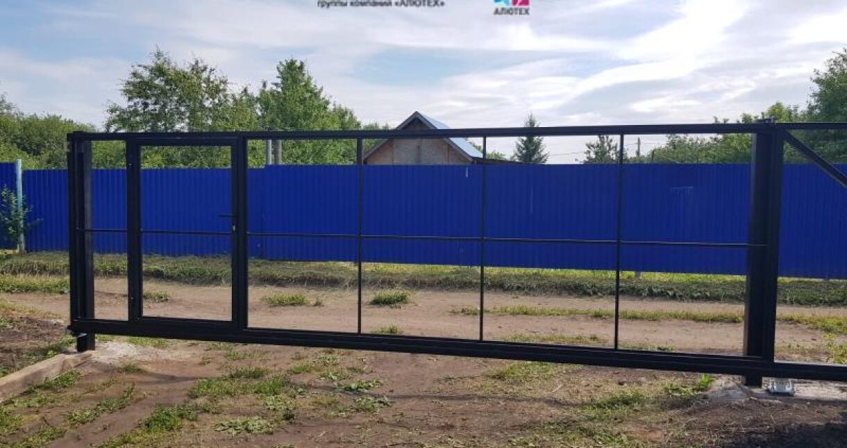 Ворота откатные сварные 