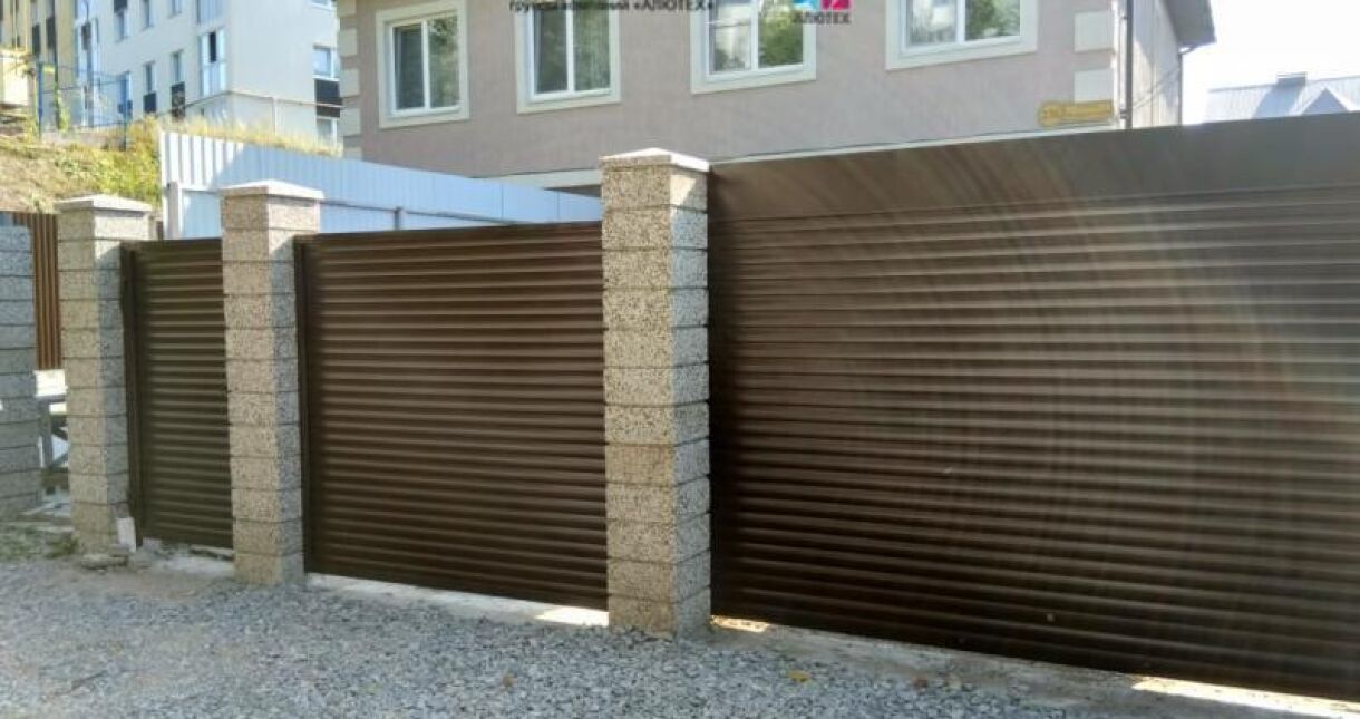Рольворота с калиткой