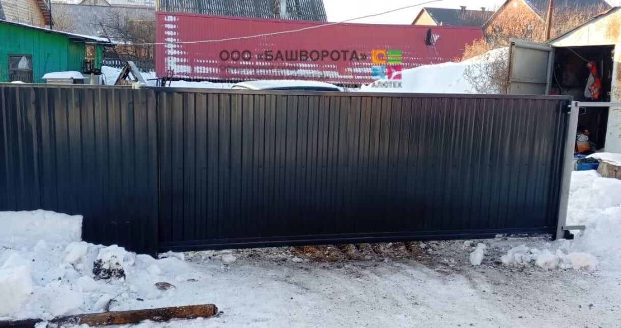 Ворота откатные сварные