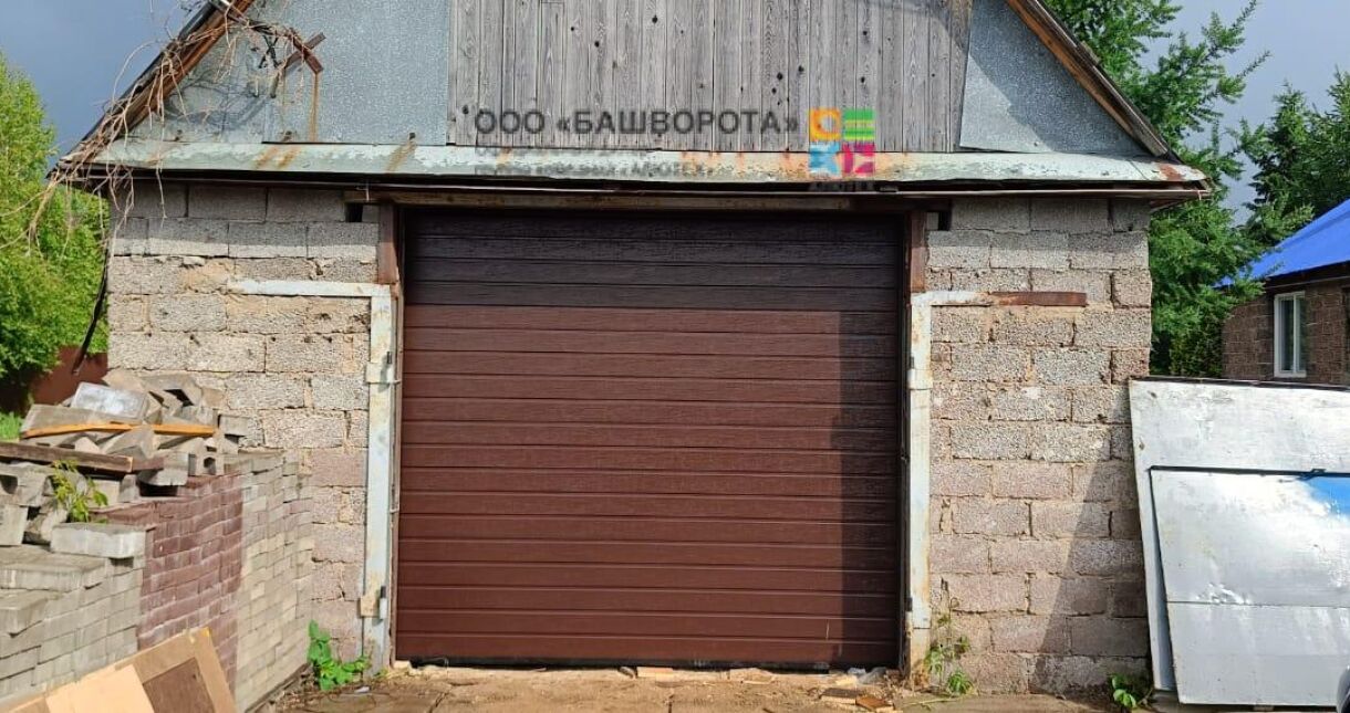 Гаражные секционные ворота Trend