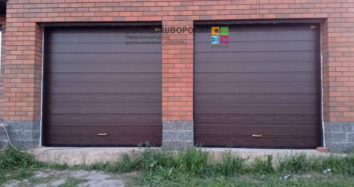 Гаражные секционные ворота Тренд
