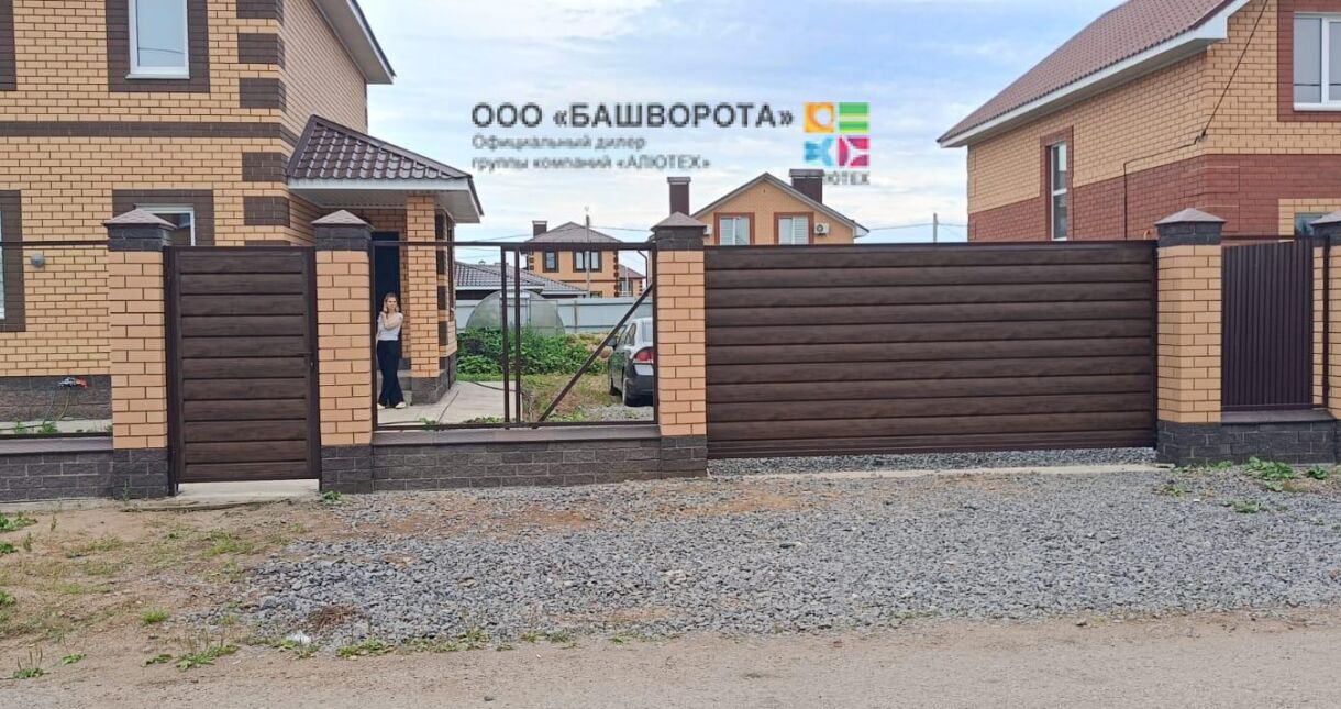 Ворота откатные сварные