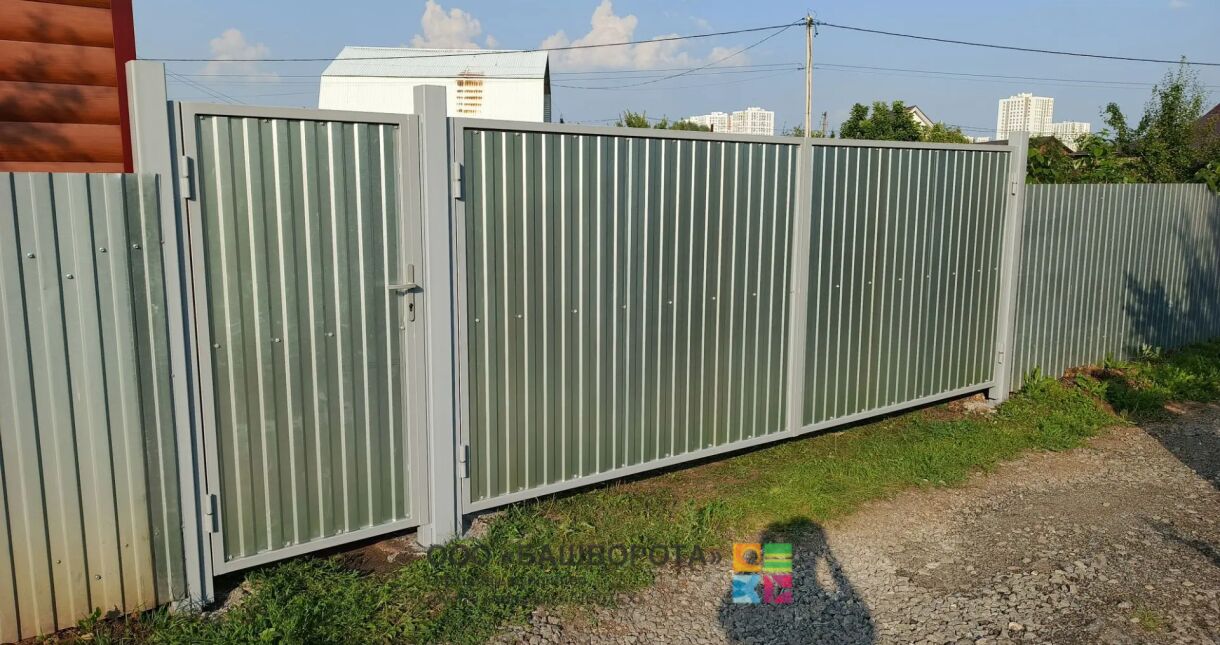 Ворота распашные сварные