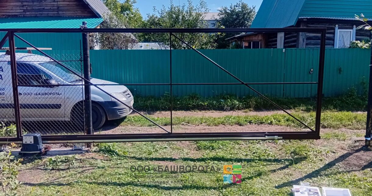 Ворота откатные сварные