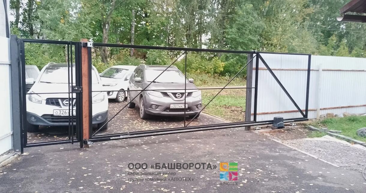 Ворота откатные сварные